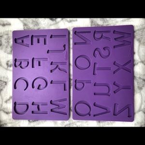 Wilton Letter molds.